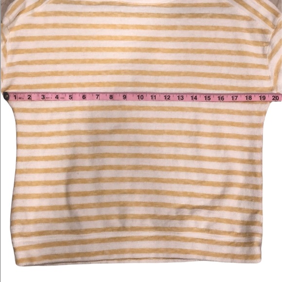 Caslon (Nordstrom) Yellow/White Sweatshirt - Picture 7 of 8